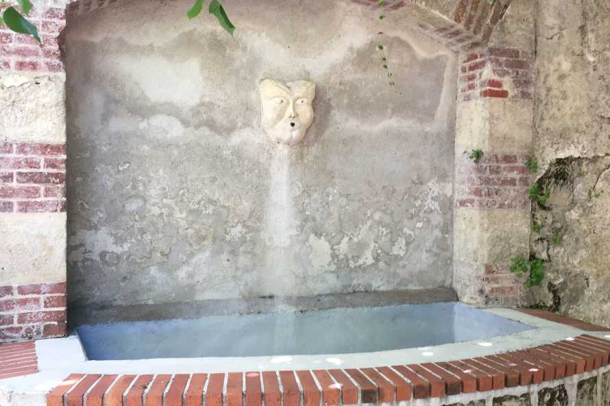 Fontaine sous le tilleul