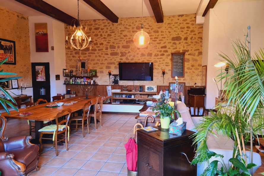 Ferme de Tayac - Fireplace Lounge