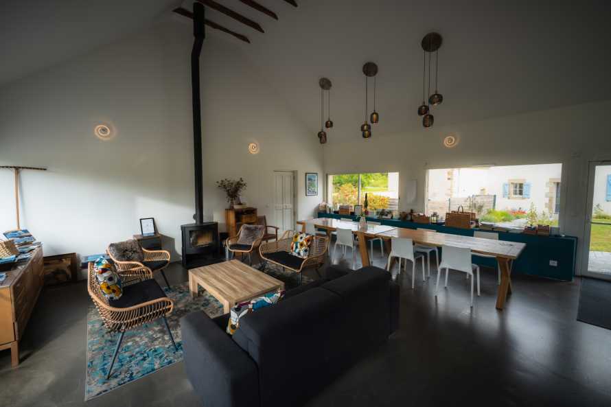 The breakfast and dinner room