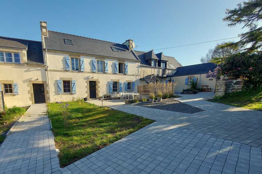 The countyard of le quartier d'hiver